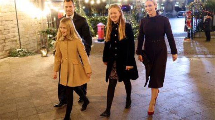 Peter Phillips enjoys festive outing with daughters Savannah and Isla ahead of family celebration